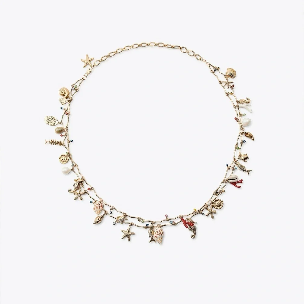 NEW Zara Double Sea Charms Belt